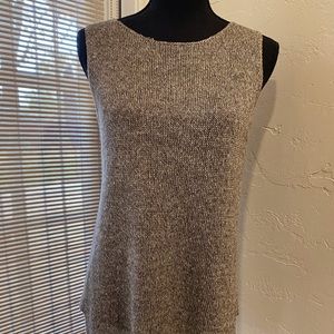 Etcetera Beige Linen Knit Top
